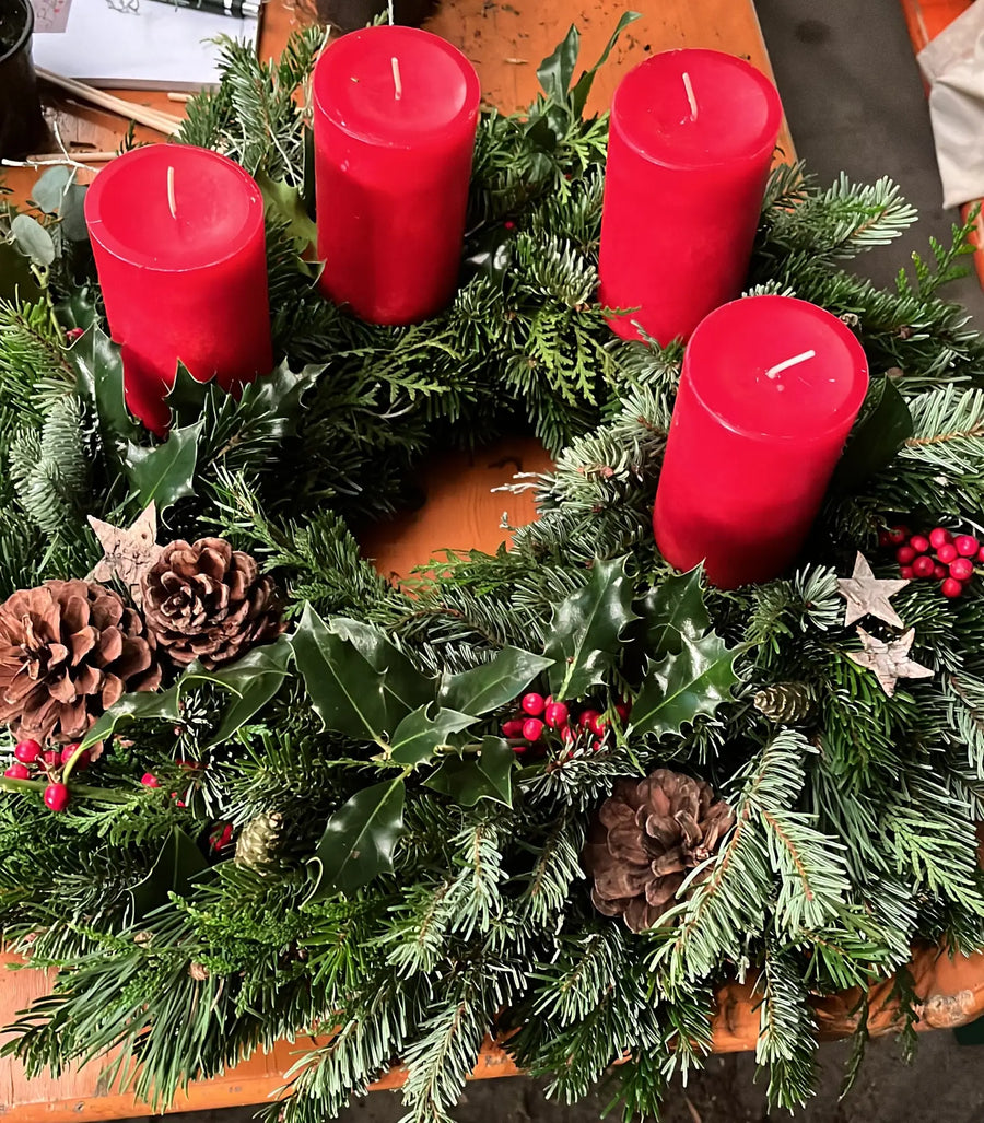 Frisches Schnittgrün: Der Vergleich für Adventsfreunde