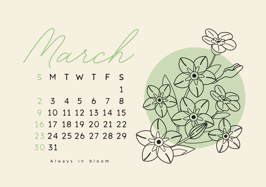 Pflanzkalender für März – Startklar für den Frühling!