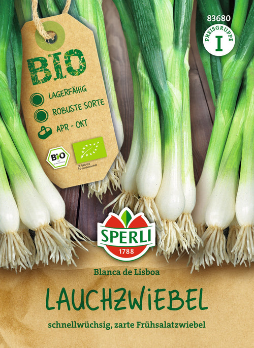 SPERLI BIO Lauchzwiebel White Lisbon