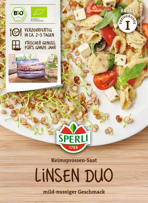 SPERLI BIO Keimsprossen Linsen Duo