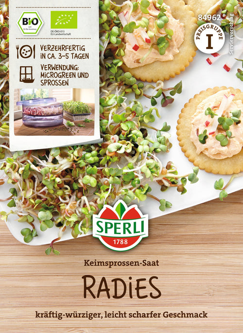 SPERLI BIO Keimsprossen Radies