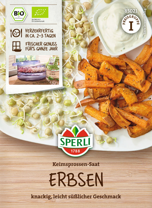 SPERLI BIO Keimsprossen Erbsen