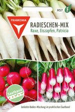 Frankonia Samen Radieschen Raxe, Eiszapfen, Patricia Saatband