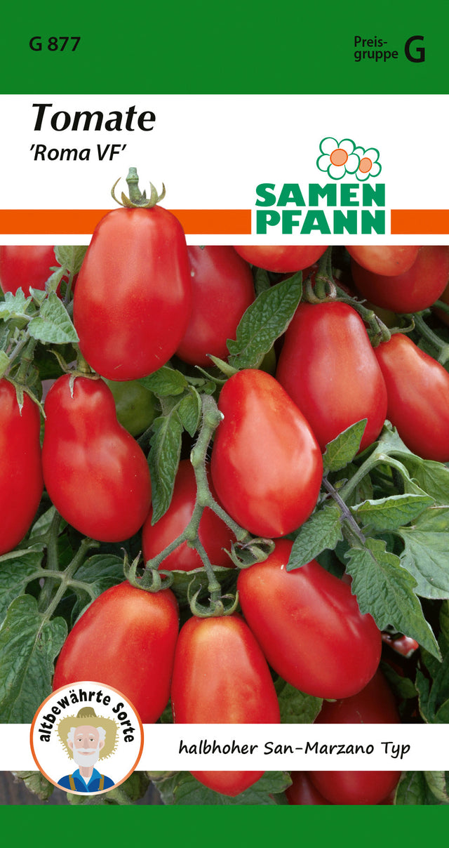 Samen Pfann Tomate Roma VF
