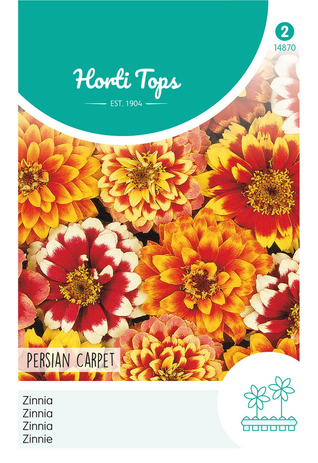 Horti Tops Zinnie Haageana Persian Carpet Mischung
