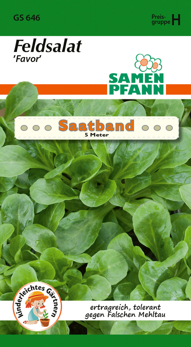 Samen Pfann Feldsalat Favor Saatband