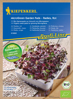 Kiepenkerl BIO Keimsprossen Microgreen Pads Radieschen, rot Nachfüllpad