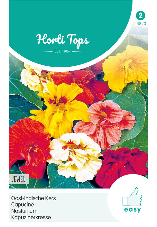 Horti Tops Große Kapuzinerkresse Nanum Gefüllte Jewel Mischung