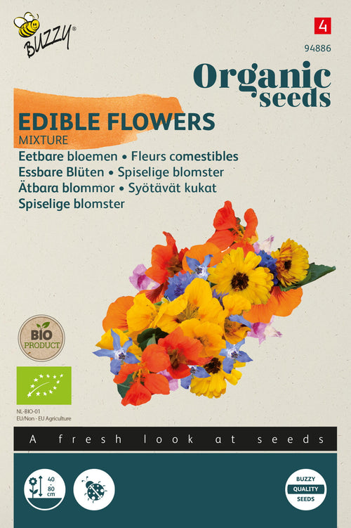 Buzzy Organic Seeds BIO Essbare Blüten Mischung