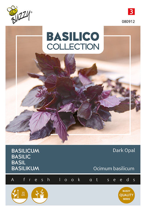 Buzzy Seeds Basilikum Dark Opal