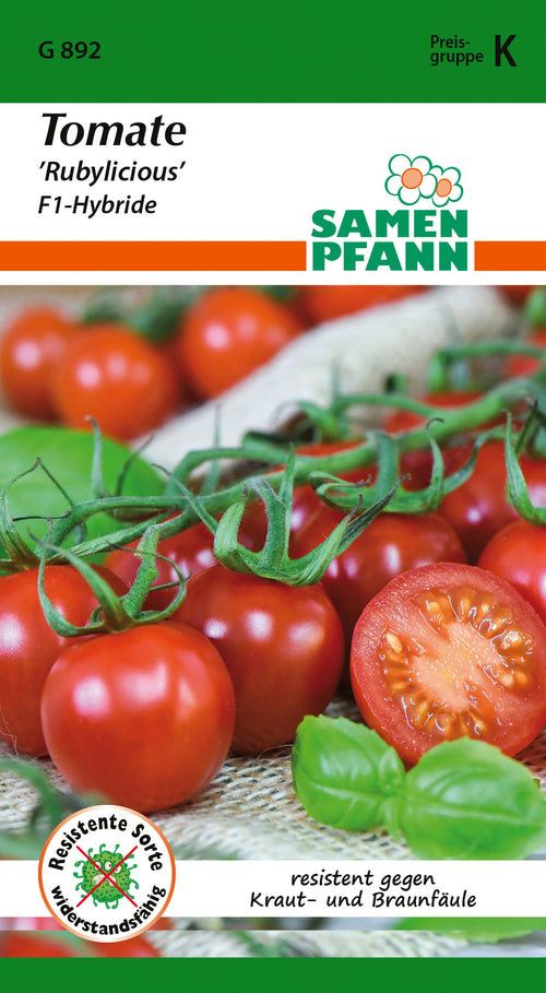 Samen Pfann Tomate Rubylicious
