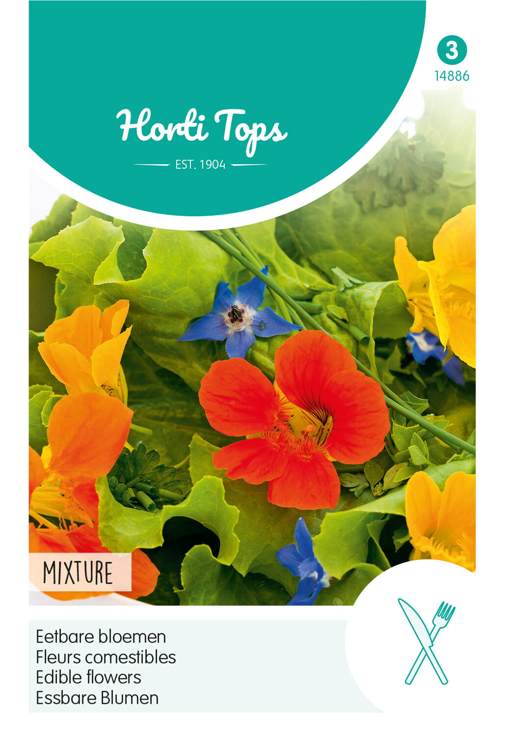 Horti Tops Essbare Blumen Mischung