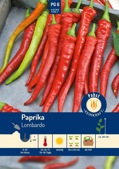 Pabst Keimkraft Spitzpaprika Lombardo