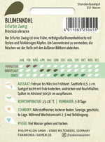 Frankonia Samen Blumenkohl Erfurter Zwerg