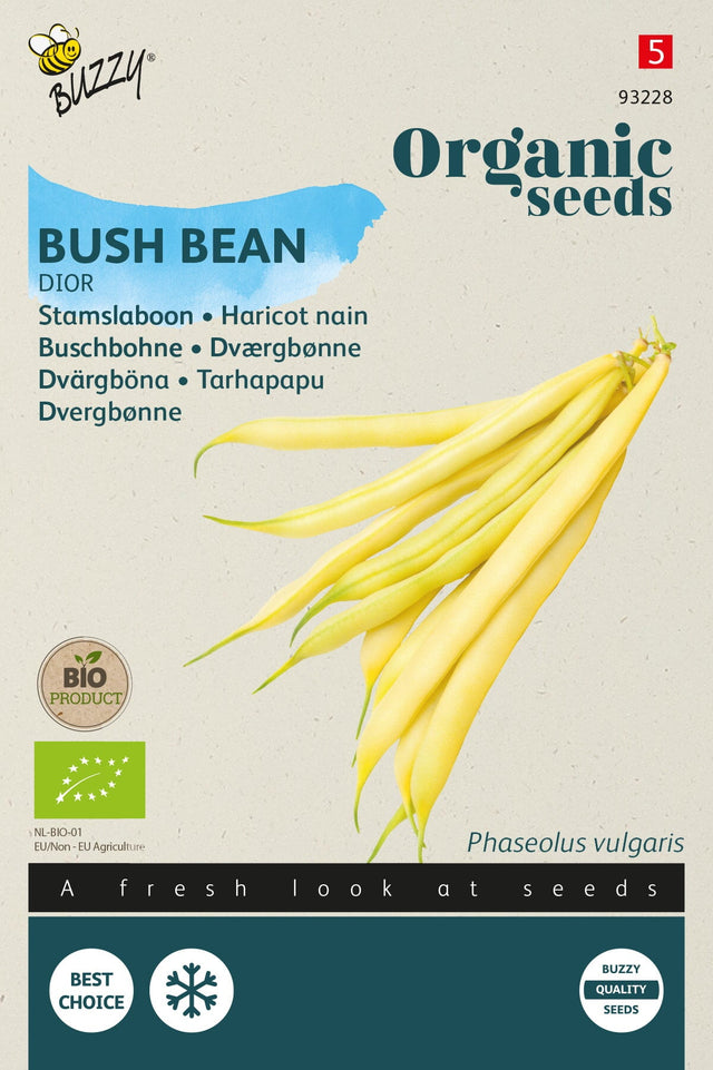 Buzzy Organic Seeds BIO Buschbohnen Dior