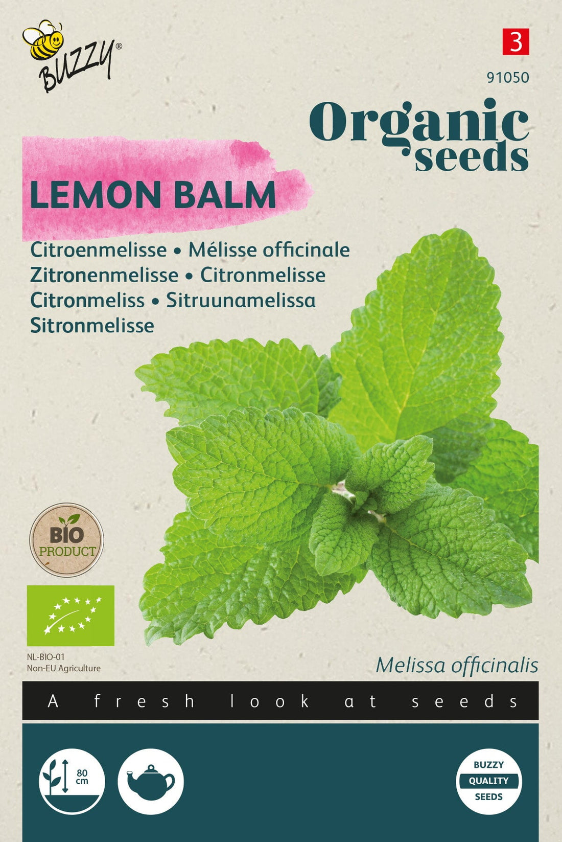 Buzzy Organic Seeds BIO Zitronenmelisse