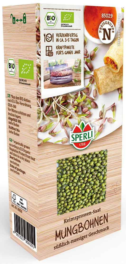 SPERLI BIO Keimsprossen Mungbohnen