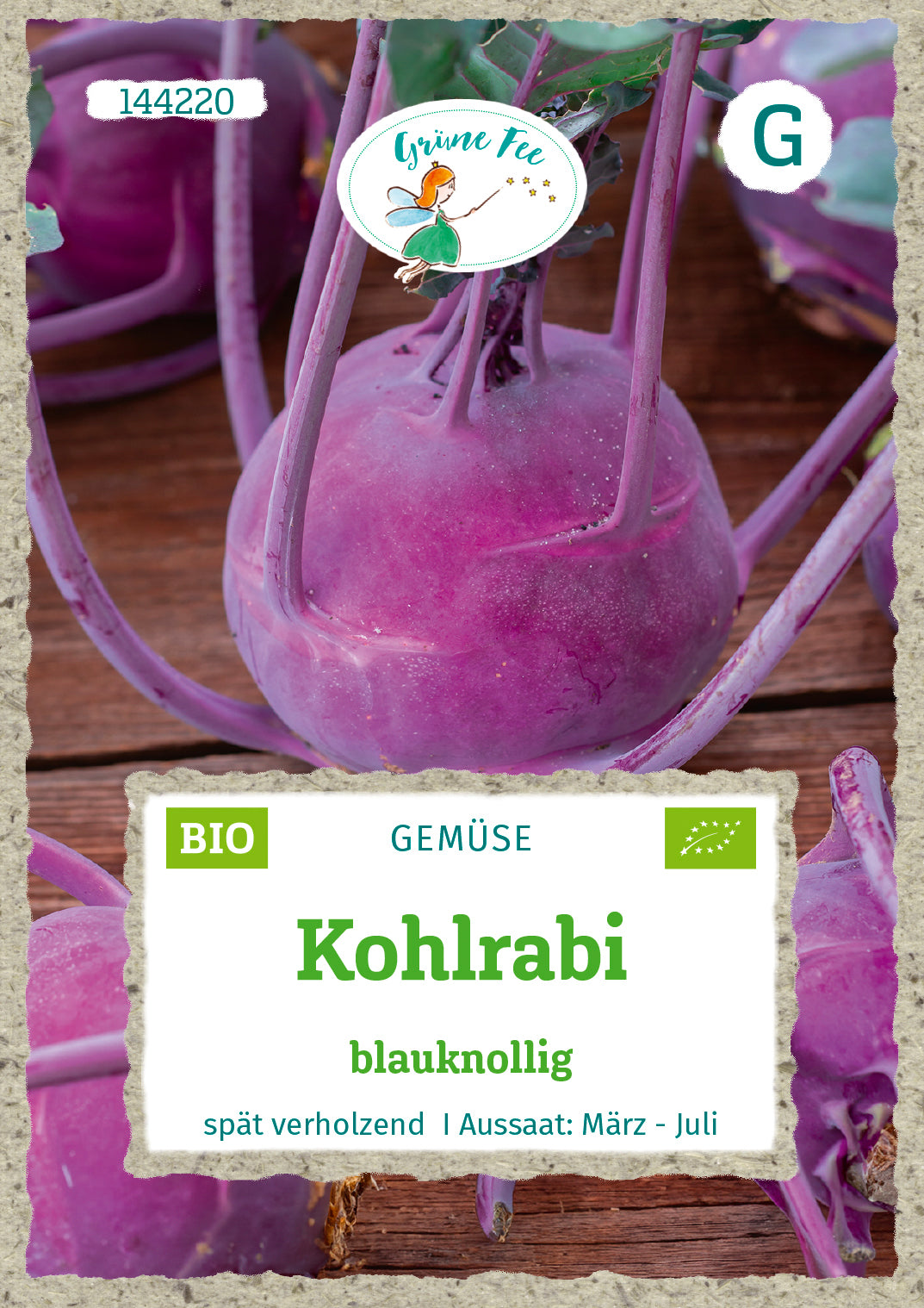 Grüne Fee Kohlrabi Azur Star