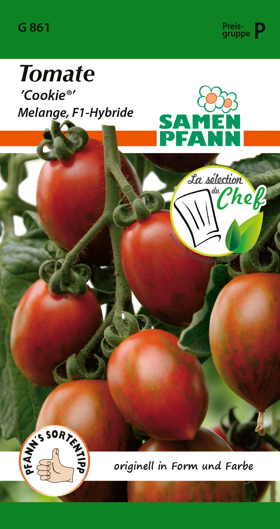 Samen Pfann Cookie® Cocktailtomaten