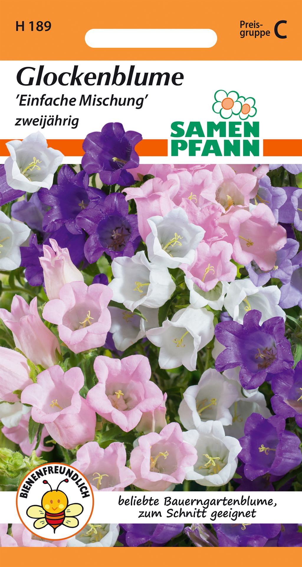 Samen Pfann Glockenblume Einfache Mischung zweijährig