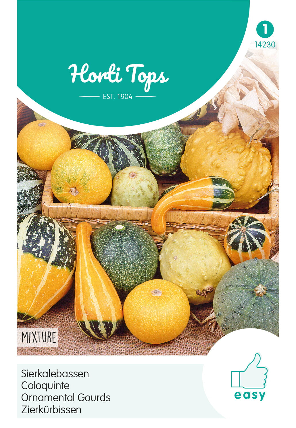 Horti Tops Zierkürbis Pepo Kleinfrüchtige Mischung