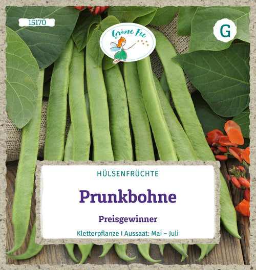 Grüne Fee Prunkbohnen Preisgewinner