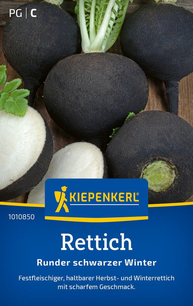 Kiepenkerl Rettich Runder schwarzer Winter