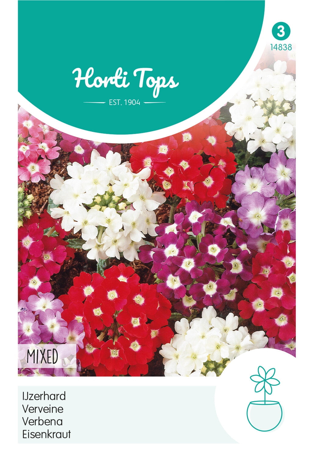 Horti Tops Eisenkraut Nana Compacta Mischung