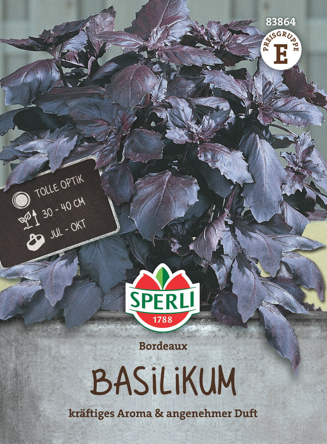 SPERLI Basilikum Bordeaux
