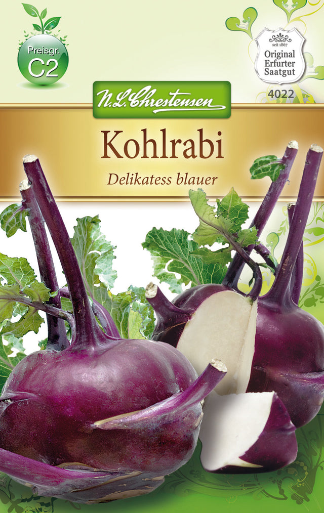N.L. Chrestensen Kohlrabi Delikateß blauer