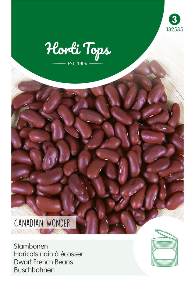 Horti Tops Buschbohnen Canadian Wonder