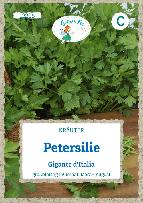Grüne Fee Petersilien Gigante di Napoli