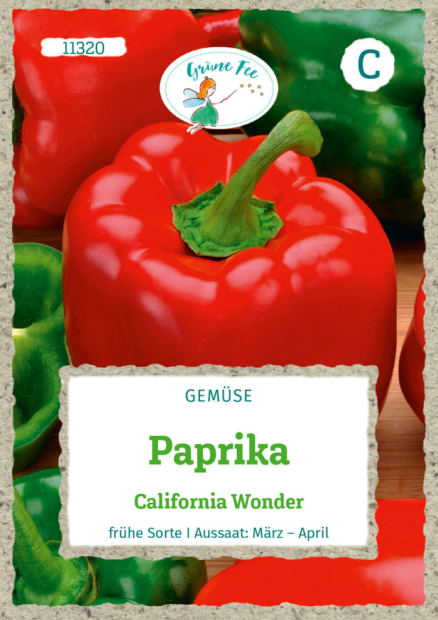 Grüne Fee Blockpaprika California Wonder