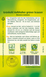 Quedlinburger Grünkohl Halbhoher grüner krauser