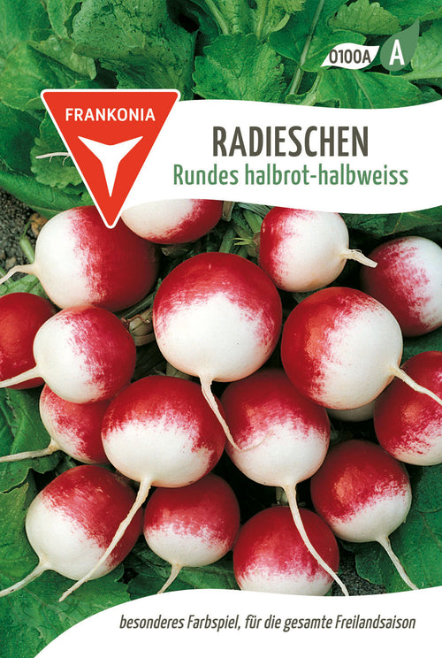 Frankonia Samen Radieschen Rundes halbrot-halbweiss